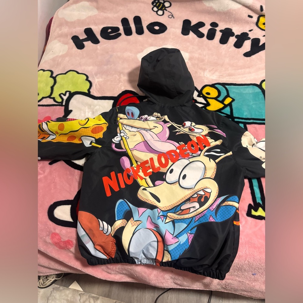 Members Only Nickelodeon Black Cartoon Hoodie